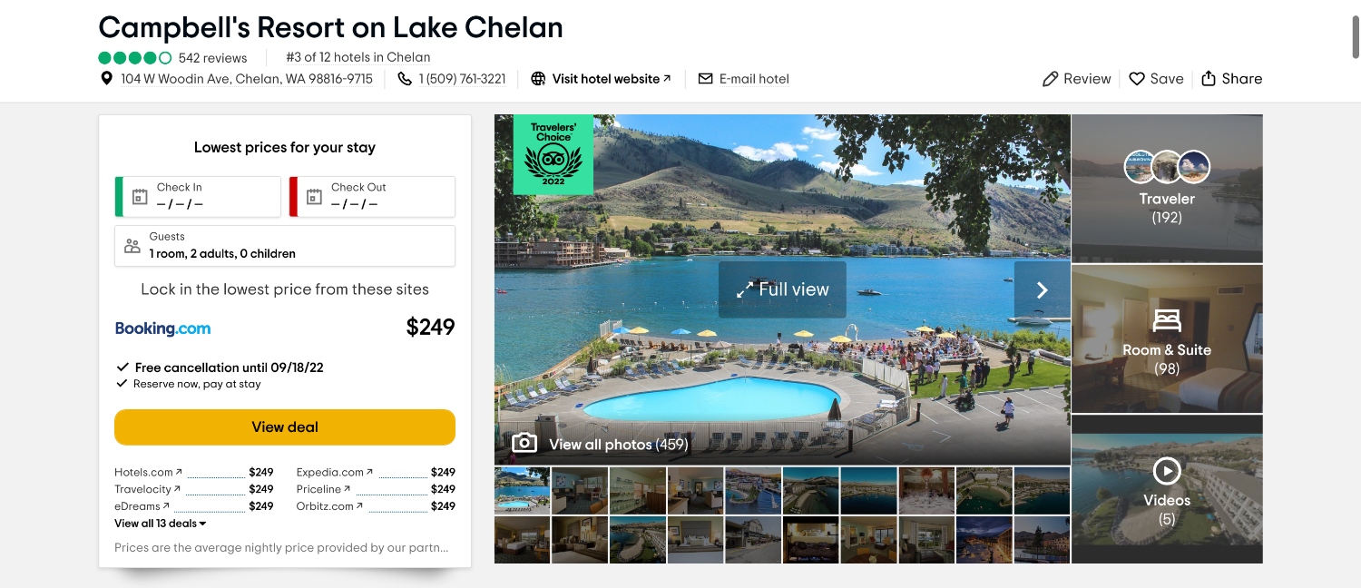 Campbell's Resort on Lake Chelan